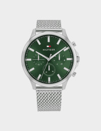 Men's Tommy Hilfiger Ryder Watch Multi, Silver/Green product