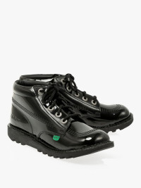 Kickers 'Kick Hi' Patent Boots - BLACK - Size 39 (UK 5.5), BLACK product