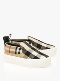 Burberry Andrew All-Over Check Trainers - BEIGE - Size 35 (UK 2.5), BEIGE product