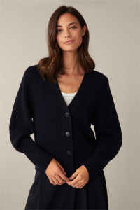 Cashmere-Cardigan in Navy product