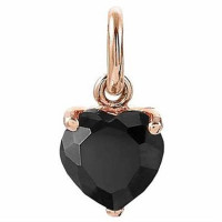 Nomination Rose Gold Charming Black Heart Charm product