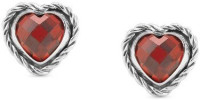 Nomination Red CZ Silver Heart Earrings product