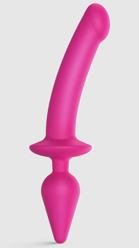 2-IN-1 DILDO & BUTT Pink XXL product