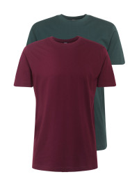 Urban Classics Bluser & t-shirts  mørkegrøn / vinrød product