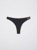 Bikini a taglio alto in Jaquard riciclato - Nero / XS product