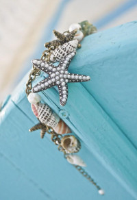 CONCH STARFISH PEARL BRACELET product