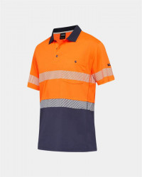 King Gee Taped Workcool Hyperfreeze Spliced Short Sleeve Polo product