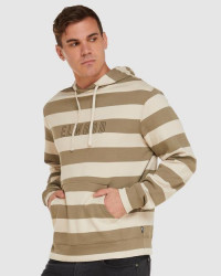 Pete Striped Hood Olive Stripe product