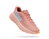 HOKA Women's Rincon 3 Running Shoes in Shell Coral/Peach Parfait, Size 8.5 W product