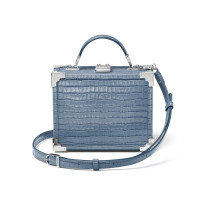 Aspinal of London®  The Trunk in Deep Shine Heritage Blue Small Croc product