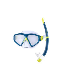 Set tubo + máscara aqua lung saturn combo transparent blue product