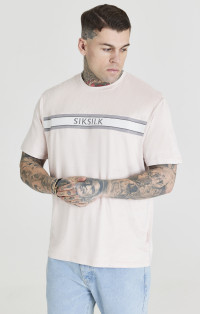 Pink Textured Oversized T-Shirt product