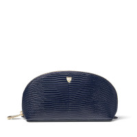 Aspinal of London®  Small Cosmetic Case in Midnight Lizard product