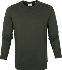 KnowledgeCotton Apparel Elm Sweater Dark Dark Green Green size XL product