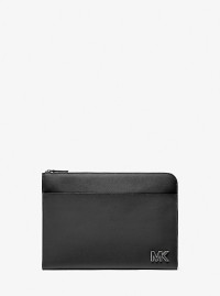 MK Hudson Leather Laptop Case - Black - Michael Kors product