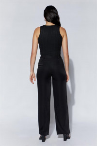 Louisa Recycled Sleeveless Knit Bodysuit - Black product