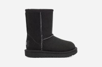 UGG Botte Classic II Short pour Grand Enfant in Black, Taille 26, Cuir product