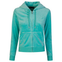 Juicy Couture Marine Green Classic Velour Robertson Hoodie - Size 14 product