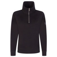 Belstaff Black Signature 1/4-Zip Sweatshirt - Size 6 product