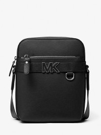 MK Hudson Leather Flight Bag - Black - Michael Kors product