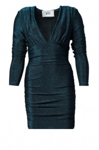 Lurex jurk Chelsey  blauw product