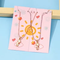 2-pack Kid Sea Horse Dinosaur Pattern Necklaces product