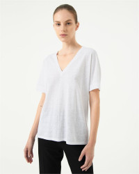 Brussels Linen V-Neck Tee product