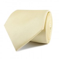 Light Yellow Satin Necktie product