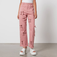 Sister Jane Marine Bow Cotton-Twill Wide-Leg Trousers product