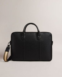 Men's Faux Leather Document Bag in Black, Kaden product