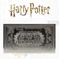 Harry Potter Silver Plated Limited Edition Hogwarts Ticket Limited Edition Replica product