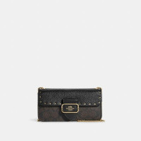 Morgan Crossbody In Colorblock Signature Canvas With Rivets product