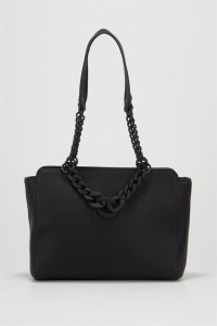 Marikai Medium Tote Bag in Black | StrandBags.com product