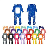 Bleach Baby Bodysuit Sublimation Bodysuit Blank Long Sleeve One-Piece Bodysuits for Baby Boys Girls 21 COLORS 0106 product