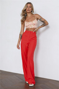 HELLO MOLLY Know It All Pants Red product