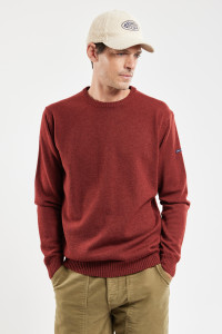ARMOR-LUX Pull col rond - lambswool Homme Deep paprika/Acajou foncé 3XL product