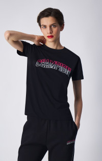Noir T-shirt en coton Colour Punch product