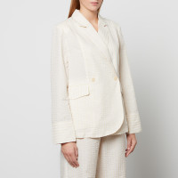 Baum Und Pferdgarten Women's Britta Jacket - White Crème Stripe - EU 34/UK 6 product