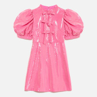 Sister Jane Women's Sunset Sequin Bow Dress - Flamingo Pink - LP/UK 16 product
