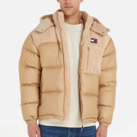 Tommy Jeans Men's Cord Mix Alaska Puffer Jacket - Tawny Sand product