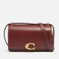 Coach Bandit Luxe Refined Calf Leather Cross Body Bag - Wine product