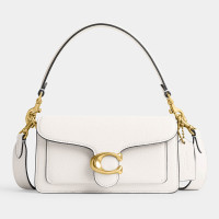 Coach Tabby Polished Pebble Leather Shoulder Bag 20 - Chalk product