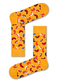 Yellow socks: Hotdog pattern | Happy Socks product