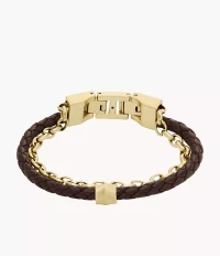 Fossil Homme Bracelet All Stacked Up en cuir  marron product