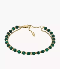 Fossil Femmes Bracelet de perles All Stacked Up en malachite  vert product