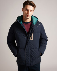 Men's Hooded Puffer Jacket in Navy, Kinmont product