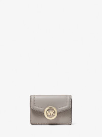 MK Fulton Extra-Small Leather Tri-Fold Wallet - Pearl Grey - Michael Kors product