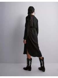 JdY Jdydivya L/S Above Calf Dress Wvn D Skjortklänningar Black product