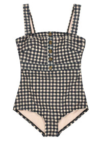 Cecile Gingham Square Neck Swimsuit - Extra Large (UK 20-22) product