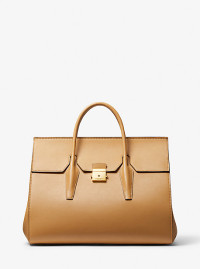 MK Borsa per il weekend Campbell in pelle - Cammello (Marrone) - Michael Kors product